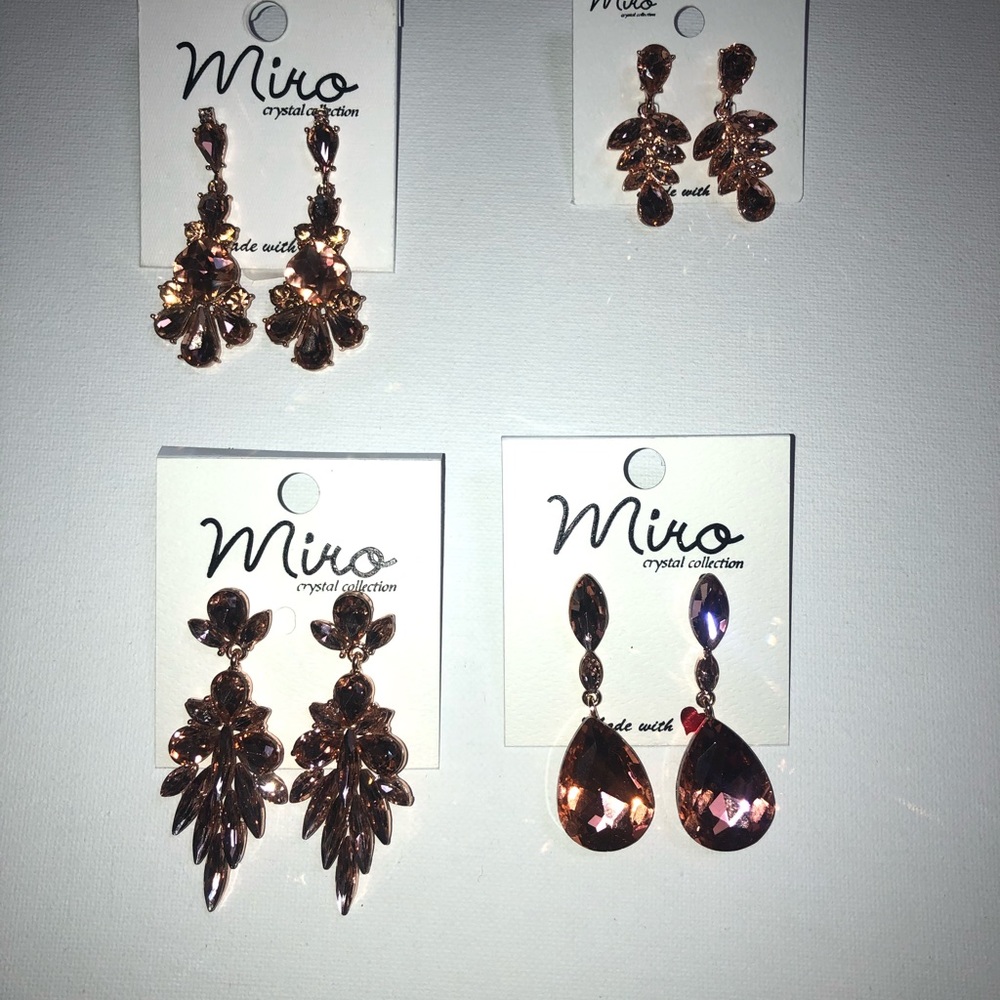 Rose gold lot: bundle earring deal